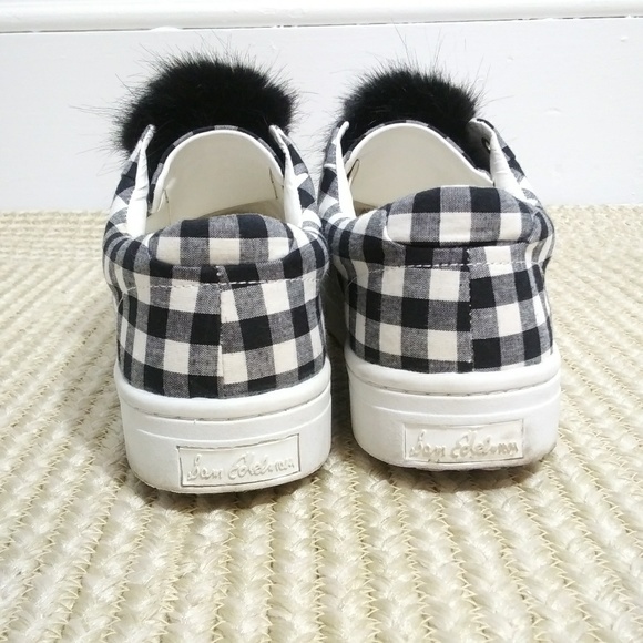 Sam Edelman Leya Slip On Pom Pom Sneakers EUC - Picture 6 of 8
